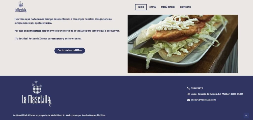 la masetilla footer