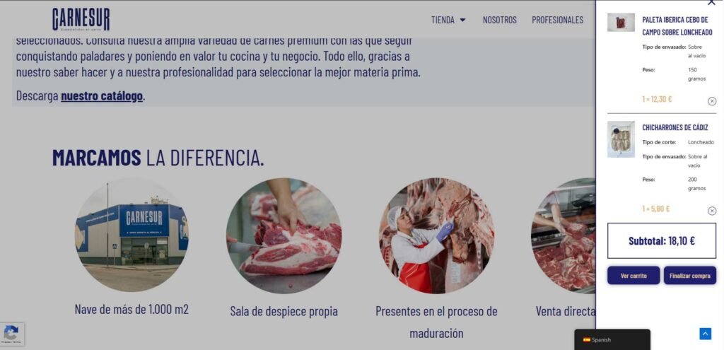carnesur menu